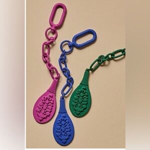 Free People Movement Court Keyring NWT in Staller Blue